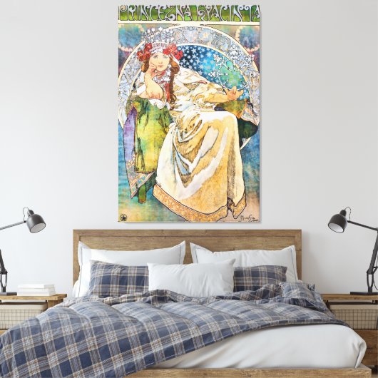 Princess Hyacinth  Theater Advertisement Canvas Afdruk (Insitu (Slaapkamer))