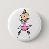 Princess in Ballgown Button (Voorkant)