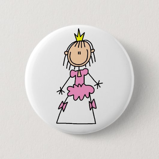 Princess in Ballgown Button (Voorkant)
