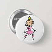 Princess in Ballgown Button (Voorkant /achterkant)