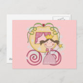 Princess in Carriage T-shirts en Gifts Briefkaart (Voorkant / Achterkant)