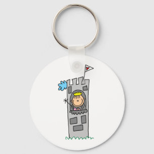 Princess in Castle Tower Sleutelhanger