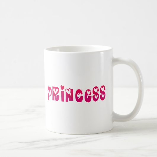 Princess in Hearts Koffiemok (Rechts)