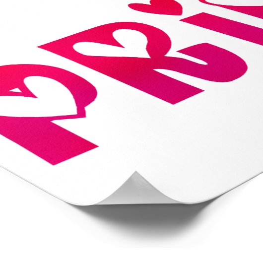 Princess in Hearts Poster (Hoek)