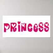 Princess in Hearts Poster (Voorkant)