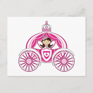 Princess in Royal Carriage Briefkaart