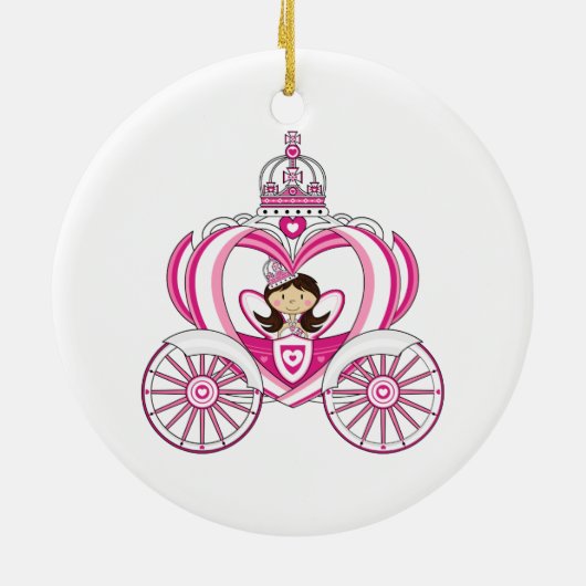 Princess in Royal Carriage Ornament (Achterkant)