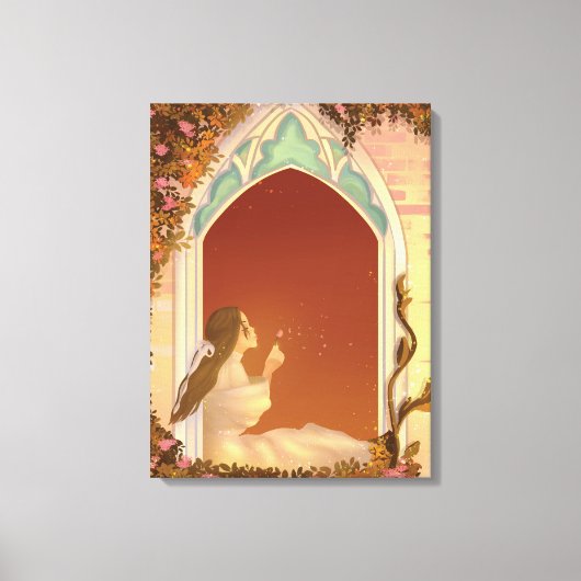 Princess in Sunlight  Canvas Afdruk (Voorkant)