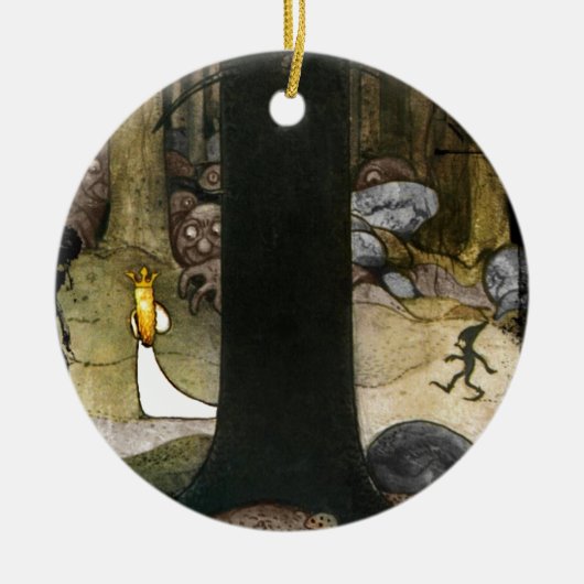 Princess in the Bossen Keramisch Ornament (Voorkant)