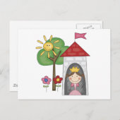 Princess in Tower Tshirts en Gifts Briefkaart (Voorkant / Achterkant)