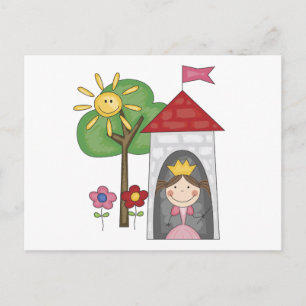 Princess in Tower Tshirts en Gifts Briefkaart