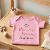 Princess in Training  Personalized Bodysuit