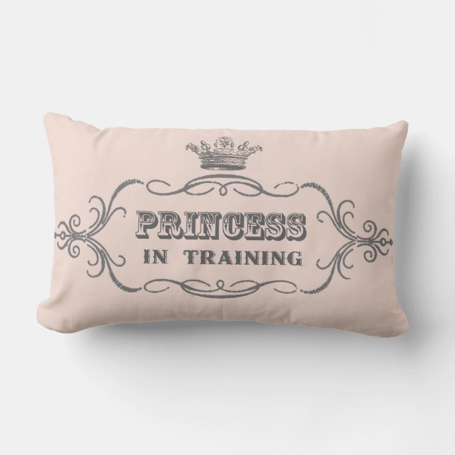 Princess in Training pillow Kussen (Voorkant)