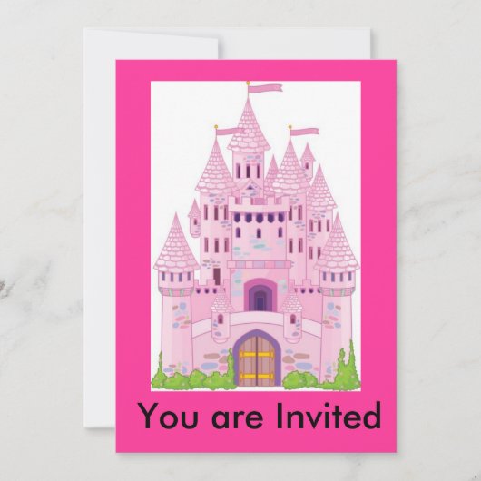 Princess Invitation Kaart (Voorkant)