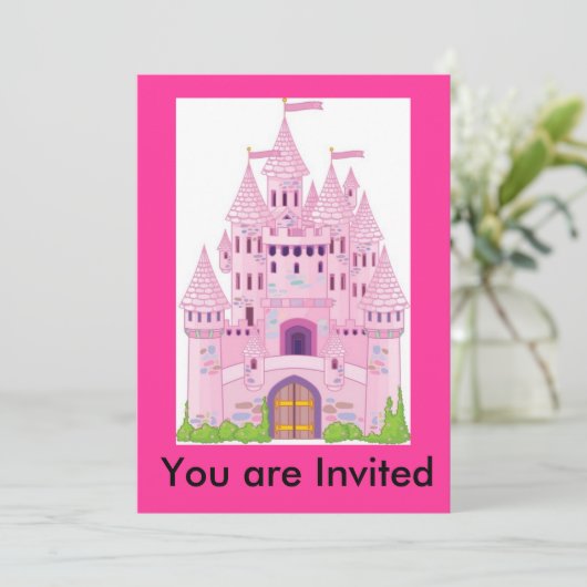 Princess Invitation Kaart (Staand voorkant)