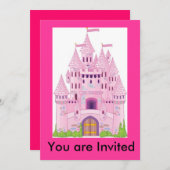 Princess Invitation Kaart (Voorkant / Achterkant)
