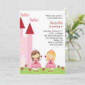 Princess Invitation Kaart (Staand voorkant)