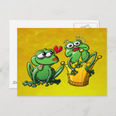 Princess is een kikker briefkaart (Voorkant / Achterkant)