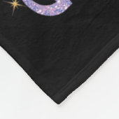 Princess is een Pre School Afstuderen Afstuderen P Fleece Deken (Hoek)