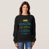 Princess is geboren als Lbra Funny Libradier Trui (Voorkant volledig)