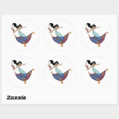 Princess Jasmine Classic Ronde Sticker (Vel)