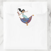 Princess Jasmine Classic Ronde Sticker (Tas)
