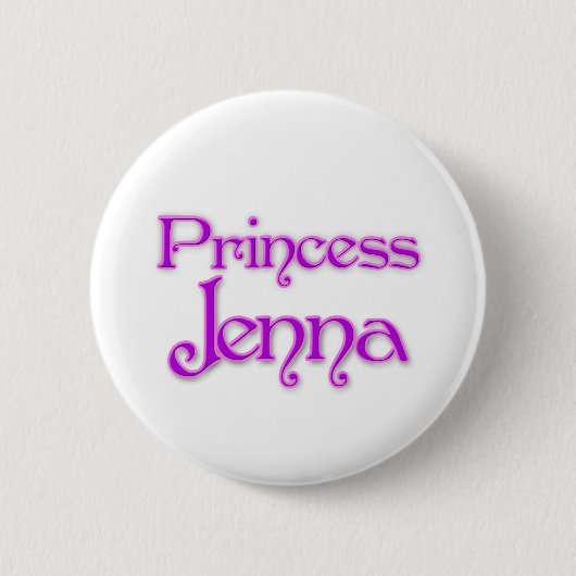Princess Jenna Ronde Button 5,7 Cm (Voorkant)