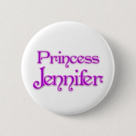 Princess Jennifer Ronde Button 5,7 Cm (Voorkant)