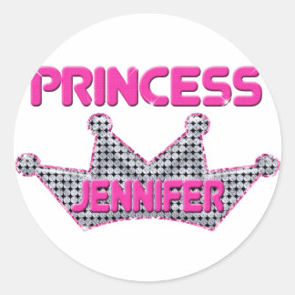 Princess Jennifer Ronde Sticker