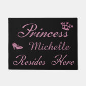 Princess Jouw naam woont hier Deurmat (Voorkant)