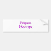 Princess Karma Bumpersticker (Voorkant)