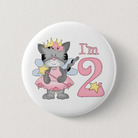 Princess Kat 2e verjaardag Ronde Button 5,7 Cm (Voorkant)