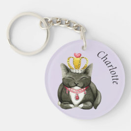 Princess Kat - gepersonaliseerd Sleutelhanger