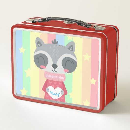 Princess Kat Metal Lunchbox (Achterkant)