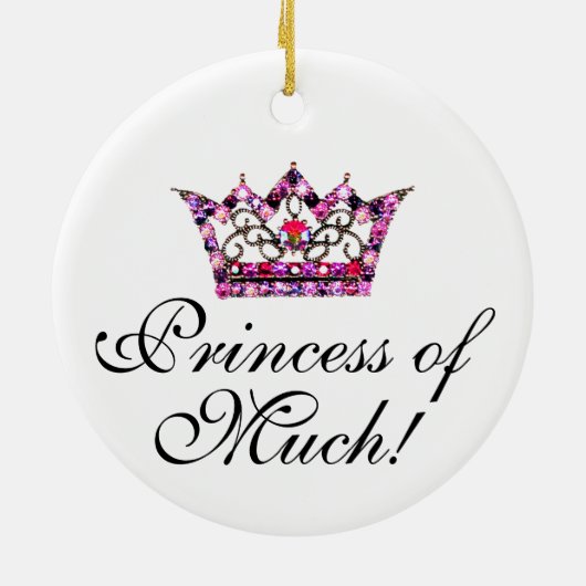 "Princess" keramisch Ornament (Achterkant)