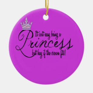 Princess Keramisch Ornament