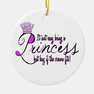 Princess Keramisch Ornament