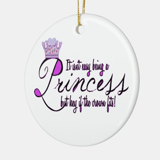 Princess Keramisch Ornament (Links)