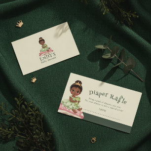 Princess Kikker Baby Shower Luiers Raffle Enclosur Informatiekaartje
