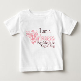 Princess King of Kings baby meisje t-shirt