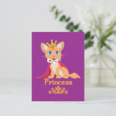 Princess Kitten Briefkaart (Staand voorkant)