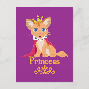 Princess Kitten Briefkaart