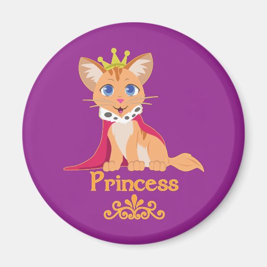 Princess Kitten Magneet (Voorkant)