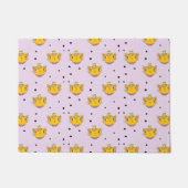 Princess kitty kat op paars deurmat (Voorkant)