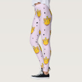Princess kitty kat op paars leggings (Links)