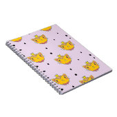 Princess kitty kat op paars notitieboek (Rechterzijde)