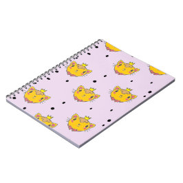 Princess kitty kat op paars notitieboek
