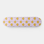 Princess kitty kat op paars persoonlijk skateboard (Horizontaal)