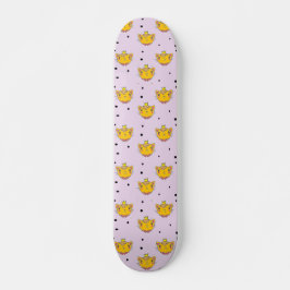 Princess kitty kat op paars persoonlijk skateboard