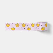 Princess kitty kat op paars satijnen lint (Voorkant)